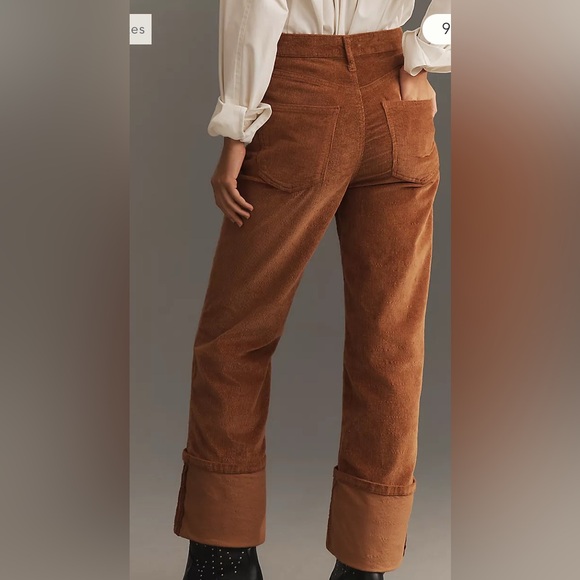 NWT The Scotty Cuffed High-Rise Straight-Leg Jeans by Pilcro, sz 30 - Picture 5 of 5